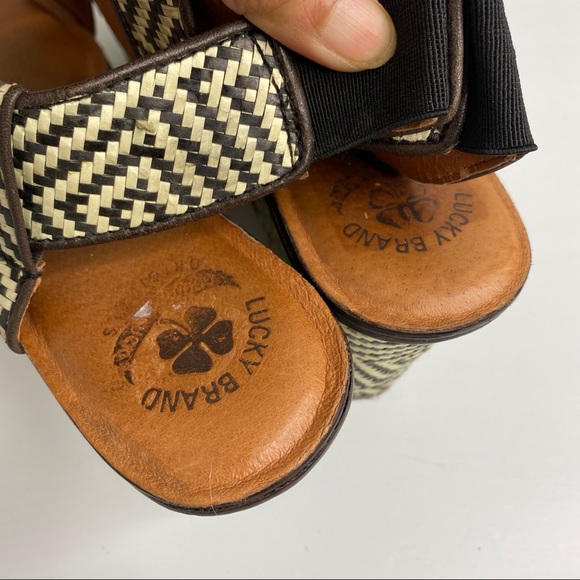 Lucky Brand KoKo Platform Wedge Sandals Heels - Picture 12 of 16